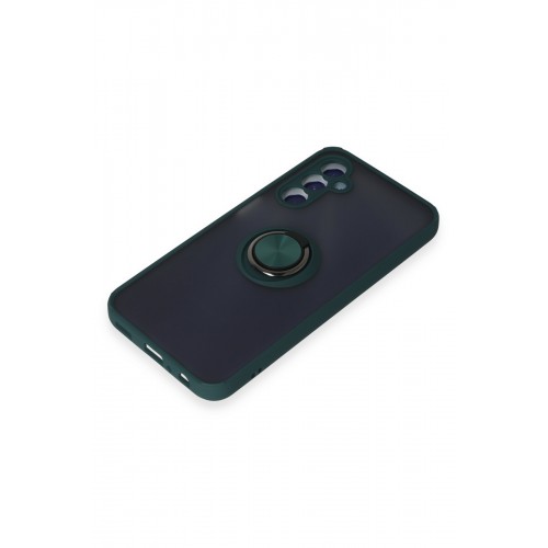 Newface Samsung Galaxy M34 5G Kılıf Montreal Yüzüklü Silikon Kapak - Yeşil Newface Samsung Galaxy M34 5G Kılıf Montreal Yüzüklü Silikon Kapak - Yeşil