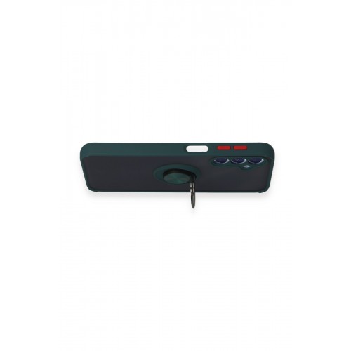 Newface Samsung Galaxy M34 5G Kılıf Montreal Yüzüklü Silikon Kapak - Yeşil Newface Samsung Galaxy M34 5G Kılıf Montreal Yüzüklü Silikon Kapak - Yeşil