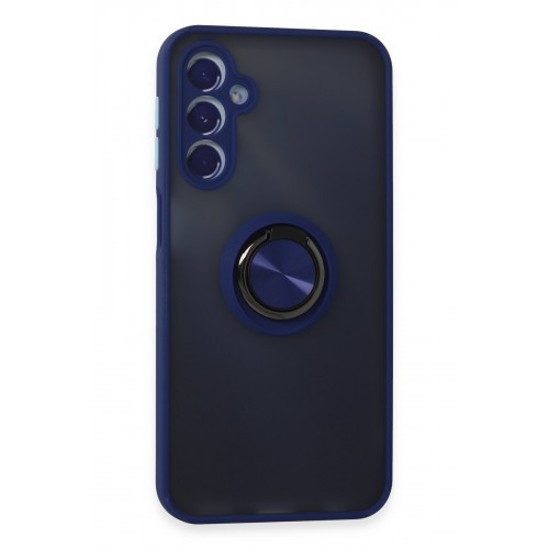 Newface Samsung Galaxy M34 5G Kılıf Montreal Yüzüklü Silikon Kapak - Lacivert Newface Samsung Galaxy M34 5G Kılıf Montreal Yüzüklü Silikon Kapak - Lacivert