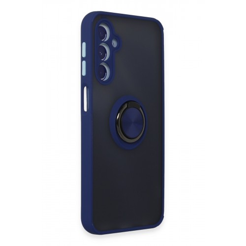 Newface Samsung Galaxy M34 5G Kılıf Montreal Yüzüklü Silikon Kapak - Lacivert Newface Samsung Galaxy M34 5G Kılıf Montreal Yüzüklü Silikon Kapak - Lacivert