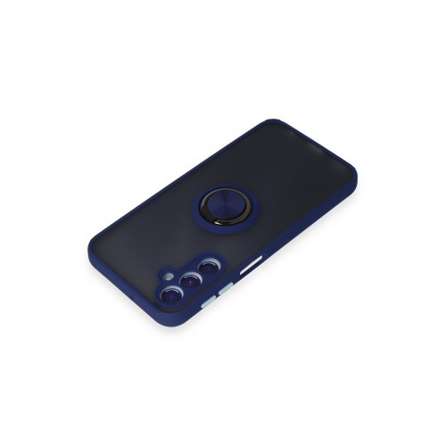 Newface Samsung Galaxy M34 5G Kılıf Montreal Yüzüklü Silikon Kapak - Lacivert Newface Samsung Galaxy M34 5G Kılıf Montreal Yüzüklü Silikon Kapak - Lacivert