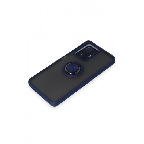 Newface Xiaomi Mi 11T Kılıf Montreal Yüzüklü Silikon Kapak - Lacivert Newface Xiaomi Mi 11T Kılıf Montreal Yüzüklü Silikon Kapak - Lacivert