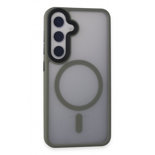 Newface Samsung Galaxy S24 Kılıf Trex Magneticsafe Kapak - Gri Newface Samsung Galaxy S24 Kılıf Trex Magneticsafe Kapak - Gri