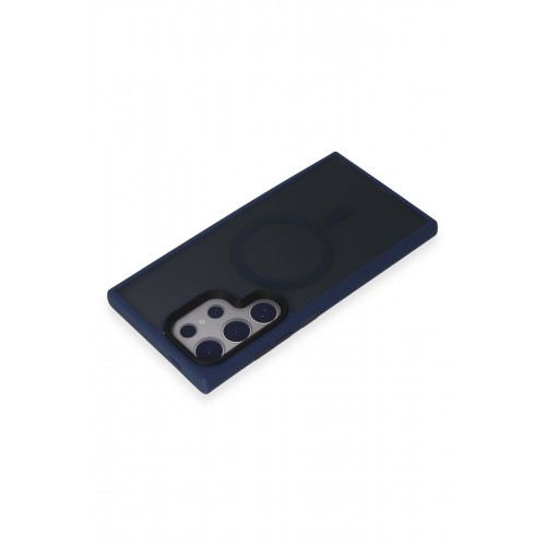 Newface Samsung Galaxy S24 Ultra Kılıf Trex Magneticsafe Kapak - Lacivert Newface Samsung Galaxy S24 Ultra Kılıf Trex Magneticsafe Kapak - Lacivert