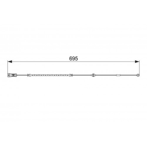 ÖN FREN BALATA FİŞİ İKAZ KABLOSU VECTRA C 04/2002 VECTRA C GTS 08/2002 SİGNUM 2003 678mm ÖN FREN BALATA FİŞİ İKAZ KABLOSU VECTRA C 04/2002 VECTRA C GTS 08/2002 SİGNUM 2003 678mm