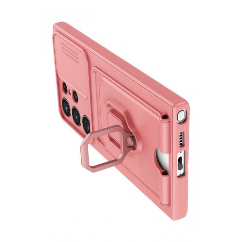 Newface Samsung Galaxy S24 Ultra Kılıf Zuma Kartvizitli Yüzüklü Silikon - Pembe Newface Samsung Galaxy S24 Ultra Kılıf Zuma Kartvizitli Yüzüklü Silikon - Pembe