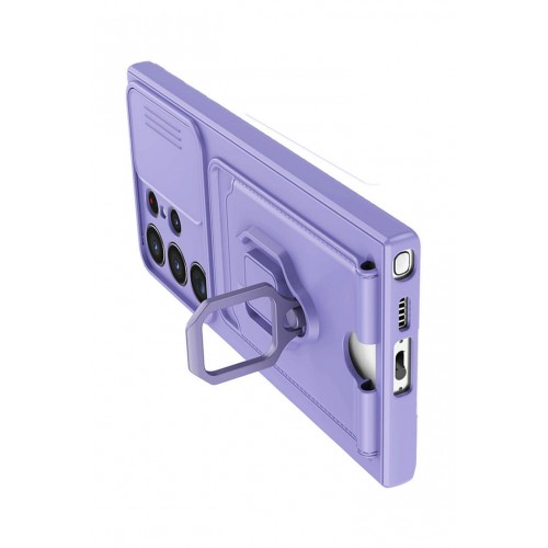 Newface Samsung Galaxy S24 Ultra Kılıf Zuma Kartvizitli Yüzüklü Silikon - Lila Newface Samsung Galaxy S24 Ultra Kılıf Zuma Kartvizitli Yüzüklü Silikon - Lila
