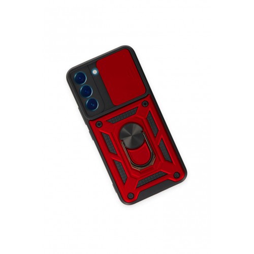 Newface Samsung Galaxy S24 Kılıf Pars Lens Yüzüklü Silikon - Kırmızı Newface Samsung Galaxy S24 Kılıf Pars Lens Yüzüklü Silikon - Kırmızı
