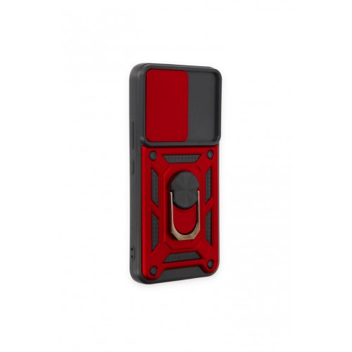 Newface Samsung Galaxy S24 Plus Kılıf Pars Lens Yüzüklü Silikon - Kırmızı Newface Samsung Galaxy S24 Plus Kılıf Pars Lens Yüzüklü Silikon - Kırmızı