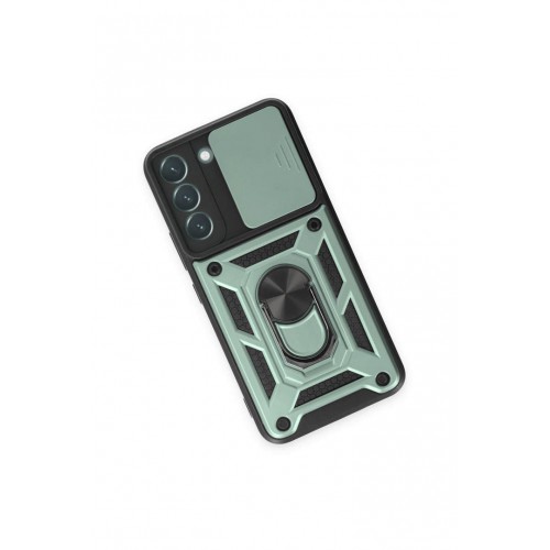 Newface Samsung Galaxy S24 Plus Kılıf Pars Lens Yüzüklü Silikon - Yeşil Newface Samsung Galaxy S24 Plus Kılıf Pars Lens Yüzüklü Silikon - Yeşil
