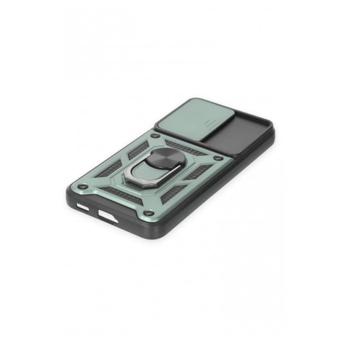 Newface Samsung Galaxy S24 Plus Kılıf Pars Lens Yüzüklü Silikon - Yeşil Newface Samsung Galaxy S24 Plus Kılıf Pars Lens Yüzüklü Silikon - Yeşil