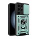Newface Samsung Galaxy S24 Ultra Kılıf Pars Lens Yüzüklü Silikon - Yeşil Newface Samsung Galaxy S24 Ultra Kılıf Pars Lens Yüzüklü Silikon - Yeşil