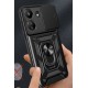 Newface Xiaomi Redmi 13C Kılıf Pars Lens Yüzüklü Silikon - Gold Newface Xiaomi Redmi 13C Kılıf Pars Lens Yüzüklü Silikon - Gold