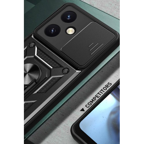 Newface Vivo Y27 Kılıf Pars Lens Yüzüklü Silikon - Siyah Newface Vivo Y27 Kılıf Pars Lens Yüzüklü Silikon - Siyah