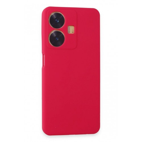 Newface Realme C55 Kılıf Nano içi Kadife Silikon - Pembe Newface Realme C55 Kılıf Nano içi Kadife Silikon - Pembe