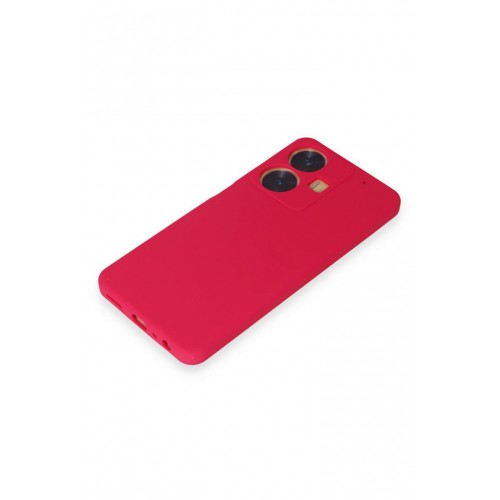 Newface Realme C55 Kılıf Nano içi Kadife Silikon - Pembe Newface Realme C55 Kılıf Nano içi Kadife Silikon - Pembe