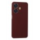 Newface Realme C55 Kılıf Nano içi Kadife Silikon - Bordo Newface Realme C55 Kılıf Nano içi Kadife Silikon - Bordo