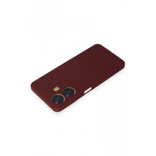 Newface Realme C55 Kılıf Nano içi Kadife Silikon - Bordo Newface Realme C55 Kılıf Nano içi Kadife Silikon - Bordo