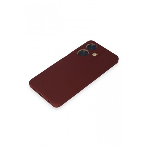 Newface Realme C55 Kılıf Nano içi Kadife Silikon - Bordo Newface Realme C55 Kılıf Nano içi Kadife Silikon - Bordo