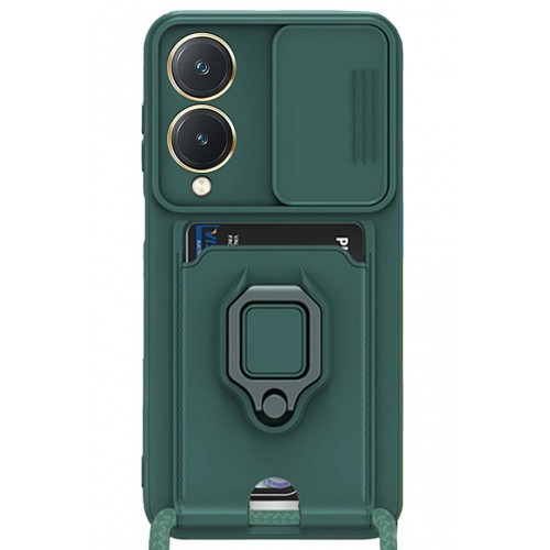 Newface Vivo Y17S Kılıf Zuma Kartvizitli Yüzüklü Silikon - Yeşil Newface Vivo Y17S Kılıf Zuma Kartvizitli Yüzüklü Silikon - Yeşil