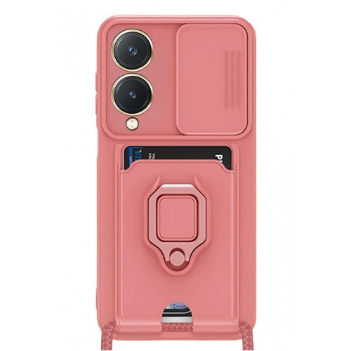 Newface Vivo Y17S Kılıf Zuma Kartvizitli Yüzüklü Silikon - Pembe Newface Vivo Y17S Kılıf Zuma Kartvizitli Yüzüklü Silikon - Pembe