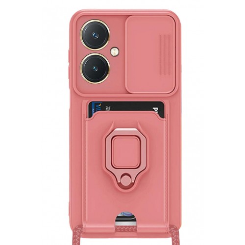 Newface Vivo Y27 Kılıf Zuma Kartvizitli Yüzüklü Silikon - Pembe Newface Vivo Y27 Kılıf Zuma Kartvizitli Yüzüklü Silikon - Pembe