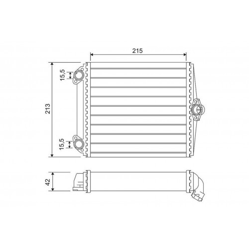 KALORIFER RADYATORU MERCEDES S-CLASS W126 85 91 KALORIFER RADYATORU MERCEDES S-CLASS W126 85 91