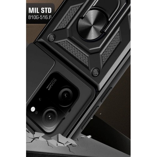 Newface Xiaomi Mi 13T Kılıf Pars Lens Yüzüklü Silikon - Kırmızı Newface Xiaomi Mi 13T Kılıf Pars Lens Yüzüklü Silikon - Kırmızı
