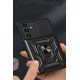 Newface Samsung Galaxy A05 Kılıf Pars Lens Yüzüklü Silikon - Kırmızı