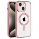 Newface iPhone 15 Kılıf Kronos Magsafe Kapak - Pembe Newface iPhone 15 Kılıf Kronos Magsafe Kapak - Pembe