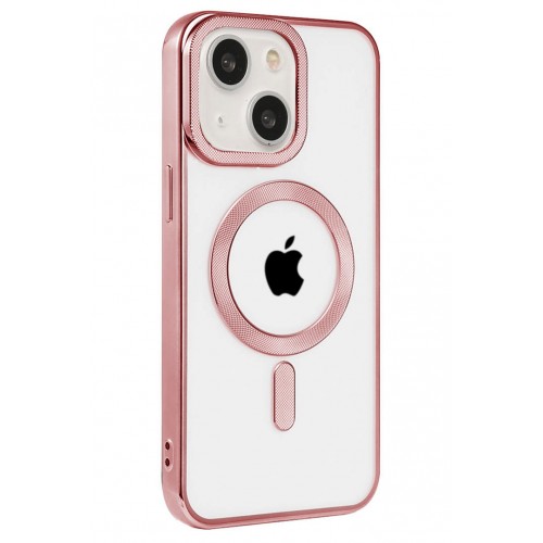 Newface iPhone 15 Kılıf Kronos Magsafe Kapak - Pembe Newface iPhone 15 Kılıf Kronos Magsafe Kapak - Pembe