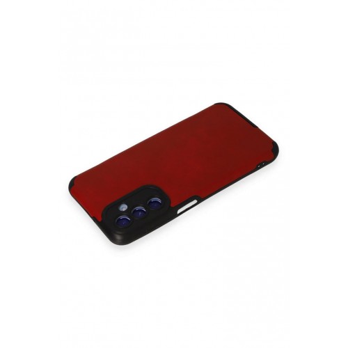 Newface Samsung Galaxy M34 5G Kılıf Loop Deri Silikon - Kırmızı Newface Samsung Galaxy M34 5G Kılıf Loop Deri Silikon - Kırmızı