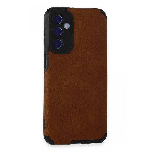 Newface Samsung Galaxy M34 5G Kılıf Loop Deri Silikon - Kahverengi Newface Samsung Galaxy M34 5G Kılıf Loop Deri Silikon - Kahverengi