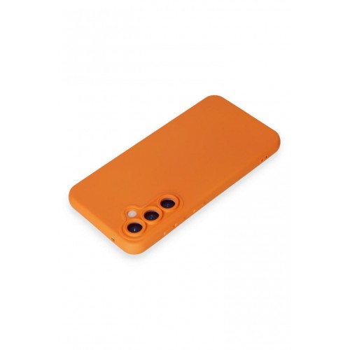 Newface Samsung Galaxy S23 FE Kılıf Nano içi Kadife Silikon - Turuncu Newface Samsung Galaxy S23 FE Kılıf Nano içi Kadife Silikon - Turuncu