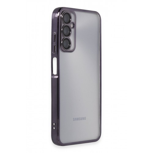 Newface Samsung Galaxy A05S Kılıf Razer Lensli Silikon - Mor Newface Samsung Galaxy A05S Kılıf Razer Lensli Silikon - Mor