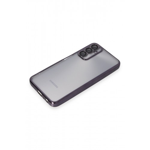 Newface Samsung Galaxy A05S Kılıf Razer Lensli Silikon - Mor Newface Samsung Galaxy A05S Kılıf Razer Lensli Silikon - Mor
