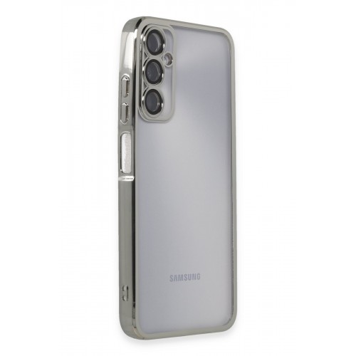 Newface Samsung Galaxy A05S Kılıf Razer Lensli Silikon - Gümüş Newface Samsung Galaxy A05S Kılıf Razer Lensli Silikon - Gümüş