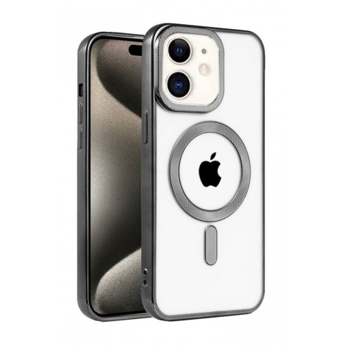 Newface iPhone 11 Kılıf Kronos Magsafe Kapak - Siyah Newface iPhone 11 Kılıf Kronos Magsafe Kapak - Siyah