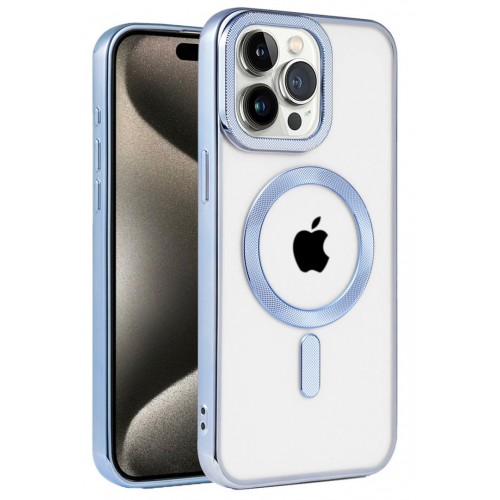 Newface iPhone 14 Pro Kılıf Kronos Magsafe Kapak - Sierra Blue Newface iPhone 14 Pro Kılıf Kronos Magsafe Kapak - Sierra Blue