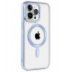 Newface iPhone 14 Pro Kılıf Kronos Magsafe Kapak - Sierra Blue Newface iPhone 14 Pro Kılıf Kronos Magsafe Kapak - Sierra Blue