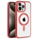 Newface iPhone 14 Pro Max Kılıf Kronos Magsafe Kapak - Kırmızı Newface iPhone 14 Pro Max Kılıf Kronos Magsafe Kapak - Kırmızı