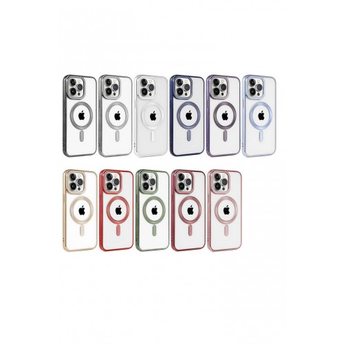 Newface iPhone 14 Pro Max Kılıf Kronos Magsafe Kapak - Kırmızı Newface iPhone 14 Pro Max Kılıf Kronos Magsafe Kapak - Kırmızı