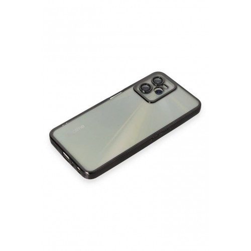 Newface Realme C35 Kılıf Razer Lensli Silikon - Siyah Newface Realme C35 Kılıf Razer Lensli Silikon - Siyah