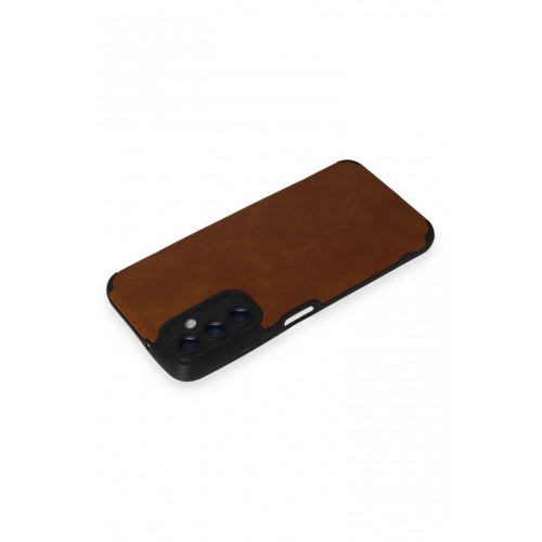 Newface Samsung Galaxy A05S Kılıf Loop Deri Silikon - Kahverengi Newface Samsung Galaxy A05S Kılıf Loop Deri Silikon - Kahverengi