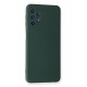 Newface Samsung Galaxy A32 5G Kılıf Nano içi Kadife Silikon - Koyu Yeşil Newface Samsung Galaxy A32 5G Kılıf Nano içi Kadife Silikon - Koyu Yeşil