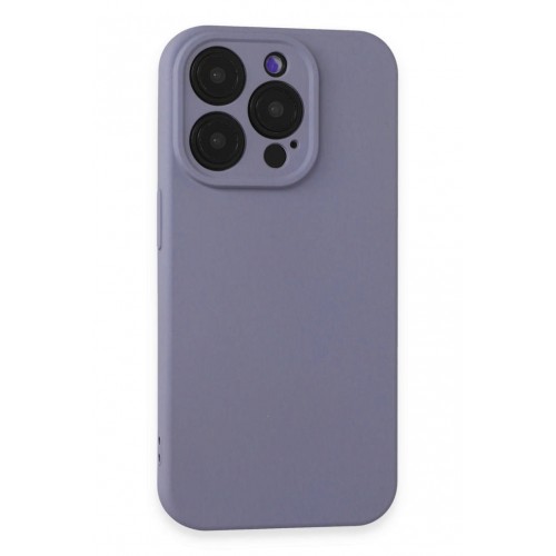 Newface iPhone 15 Pro Kılıf Nano içi Kadife Silikon - Lila Newface iPhone 15 Pro Kılıf Nano içi Kadife Silikon - Lila