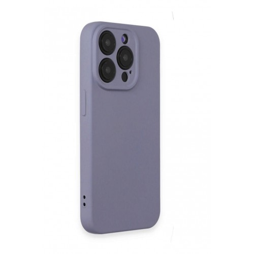 Newface iPhone 15 Pro Kılıf Nano içi Kadife Silikon - Lila Newface iPhone 15 Pro Kılıf Nano içi Kadife Silikon - Lila