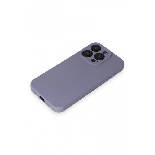 Newface iPhone 15 Pro Kılıf Nano içi Kadife Silikon - Lila Newface iPhone 15 Pro Kılıf Nano içi Kadife Silikon - Lila