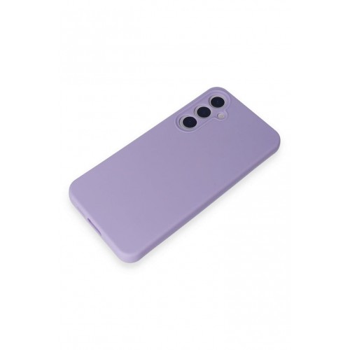 Newface Samsung Galaxy A55 5G Kılıf Nano içi Kadife Silikon - Lila Newface Samsung Galaxy A55 5G Kılıf Nano içi Kadife Silikon - Lila