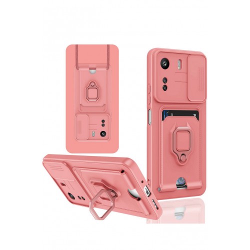 Newface Xiaomi Redmi 13C Kılıf Zuma Kartvizitli Yüzüklü Silikon - Pembe Newface Xiaomi Redmi 13C Kılıf Zuma Kartvizitli Yüzüklü Silikon - Pembe